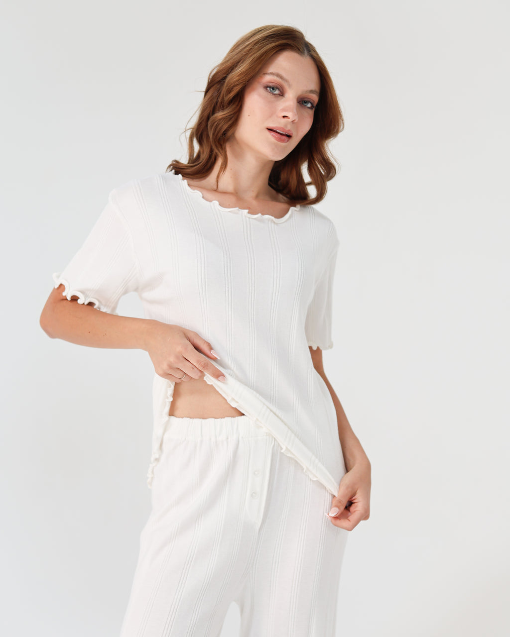 Lazy Girl Pijama - White